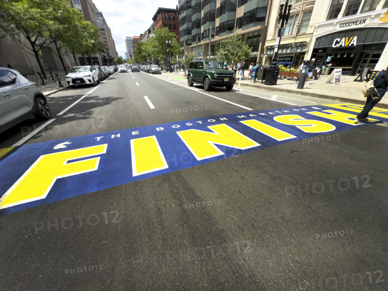 Finish Line, Boston Marathon, Boylston Street, Boston