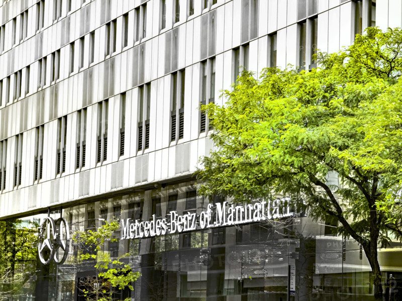 Mercedes Benz car showroom, Manhattan, New York City