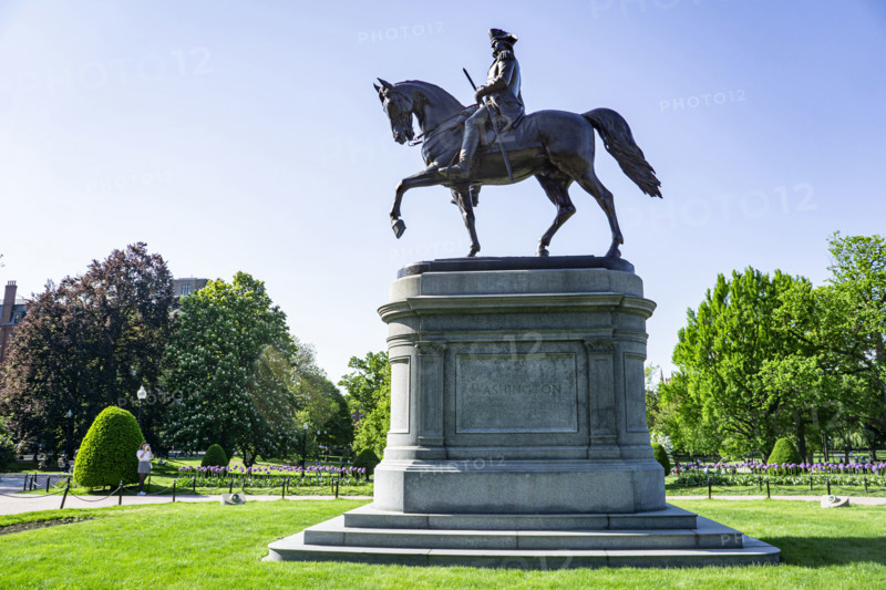 Equestrian statue of George Washington, Boston Public Garden, Boston