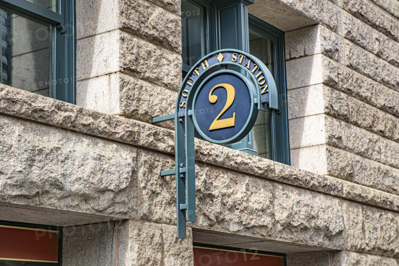South Station 2 Sign, Boston