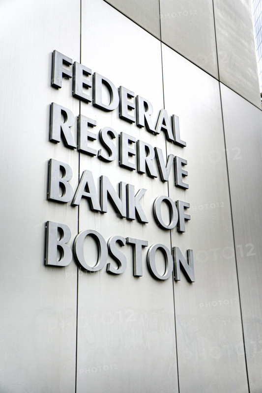 Federal Reserve Bank of Boston, Building exterior detail, Boston
