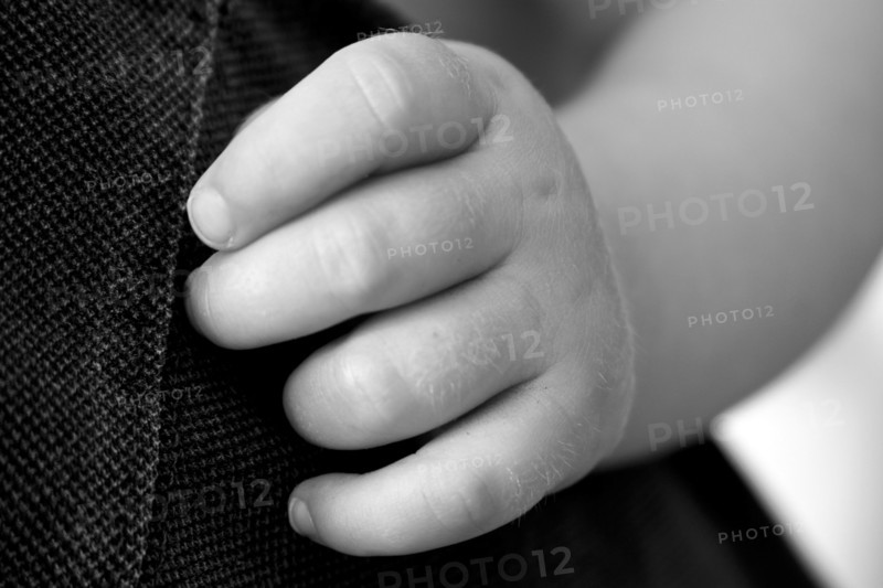 Young boy's hand