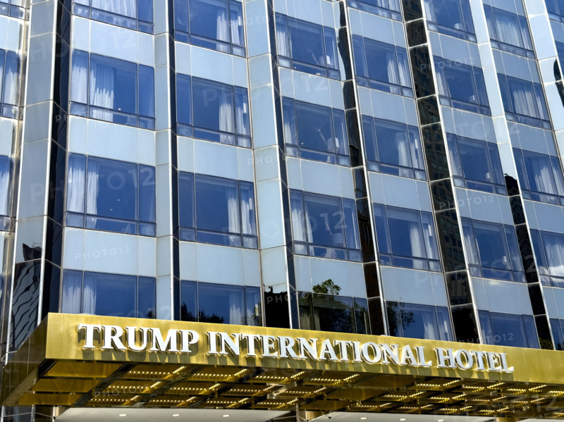 Trump International Hotel, building exterior detail, One Central Park West, Columbus Circle, Manhattan, New York City, New York, USA