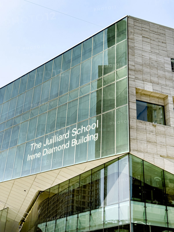 The Julliard School, Irene Diamond Building, building exterior, West 65th Street, Manhattan, New York City, New York, USA
