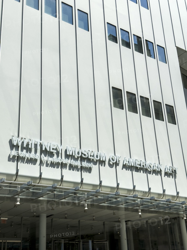 Whitney Museum of American Art, Leonard A. Lauder Building, building exterior detail, 99 Gansevoort Street, Meatpacking District, Manhattan, New York City, New York, USA
