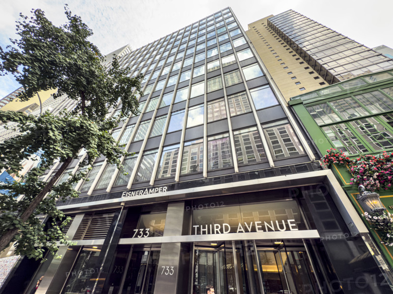 EisnerAmper office building, low angle view, 733 Third Avenue, Manhattan, New York City, New York, USA