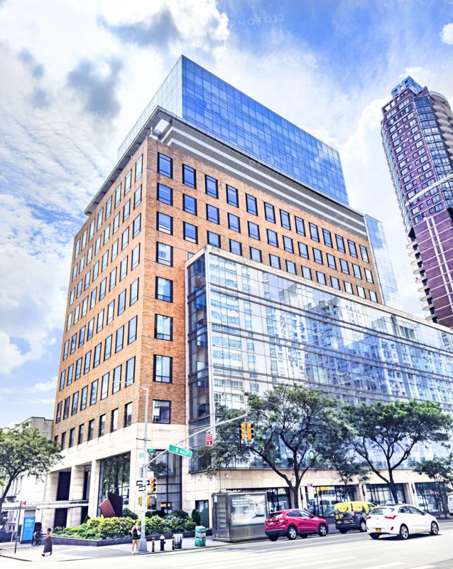 Memorial Sloan-Kettering Cancer Center, Evelyn H. Lauder Breast and Imaging Center, building exterior, 300 East 66th Street, Manhattan, New York City, New York, USA