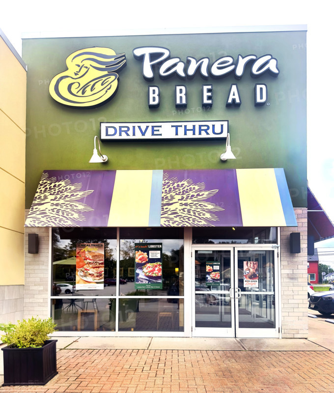 Panera Bread, building  exterior, Webster, Massachusetts, USA