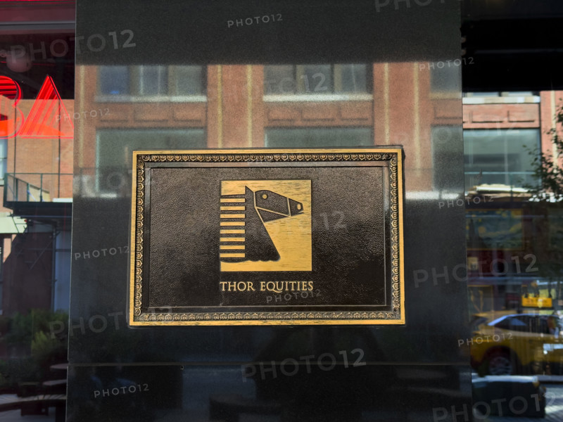 Thor Equities, building exterior detail, Meatpacking District, Manhattan, New York City, New York, USA