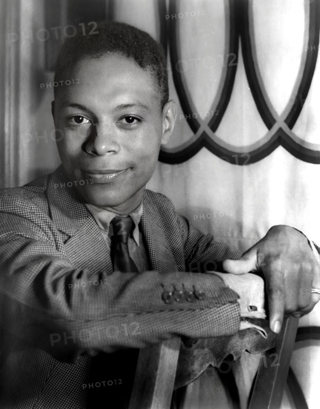 Jimmie Daniels (1908-1984) American Cabaret performer, nightclub owner and Harlem Renaissance figure,  head and shoulders portrait, Carl Van Vechten Collection, July 1940