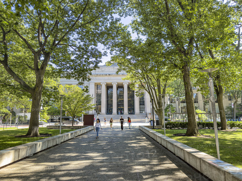 William Barton Rogers Building, MIT Building 7, building exterior, Massachusetts Institute of Technology, 77 Massachusetts Avenue, Cambridge, Massachusetts, USA