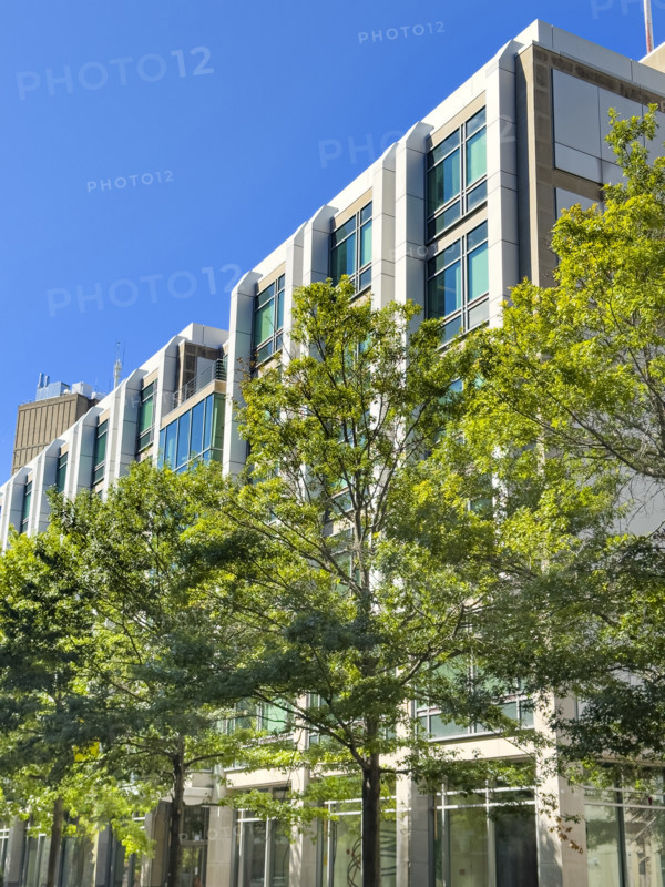 Koch Biology Building, building exterior, MIT Department of Biology, building 68, 31 Ames Street, Cambridge, Massachusetts, USA