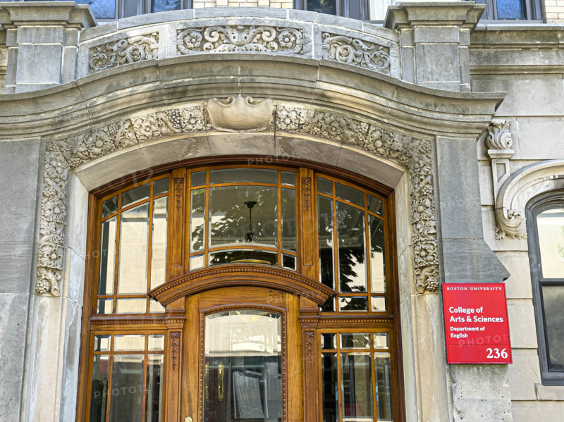 College of Arts and Sciences, Dept. of English, Boston University, building exterior, 236 Bay State Road, Boston, Massachusetts, USA