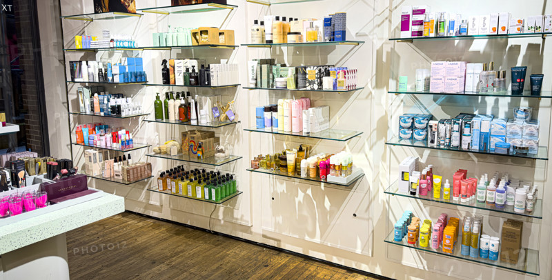 Cosmetics and skin care products, Anthropologie Store, Chelsea Market, Manhattan, New York City, New York, USA