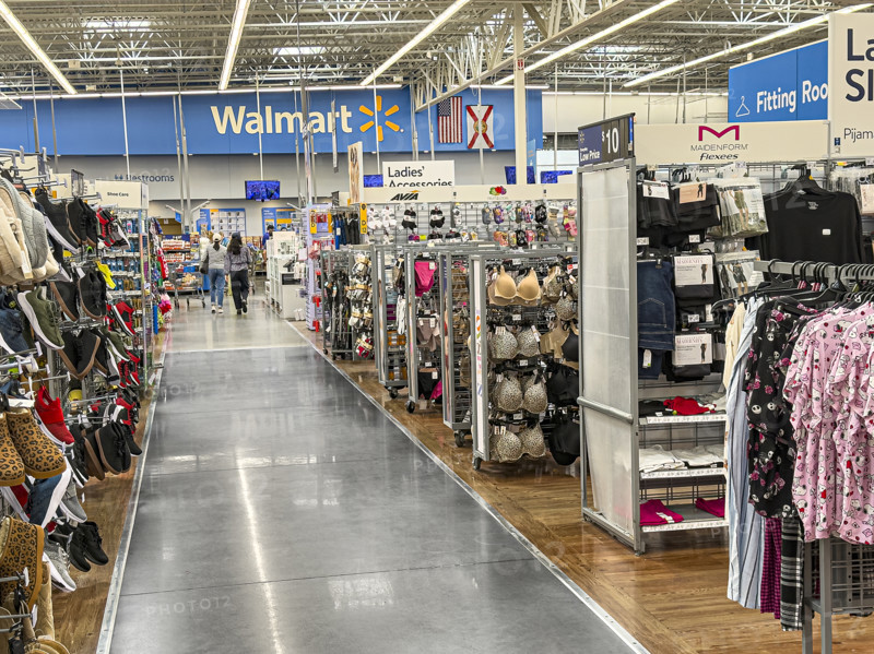 Walmart, interior view, Boca Raton, Florida, USA