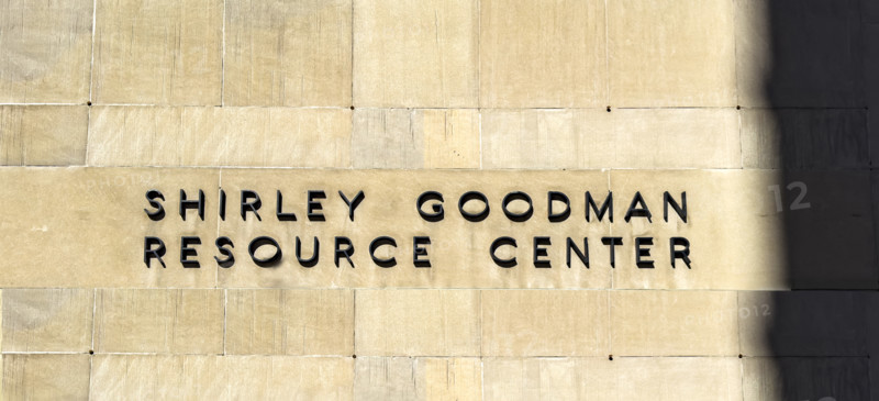 Shirley Goodman Resource Center, building exterior detail, Fashion Institute of Technology, Manhattan, New York City, New York, USA
