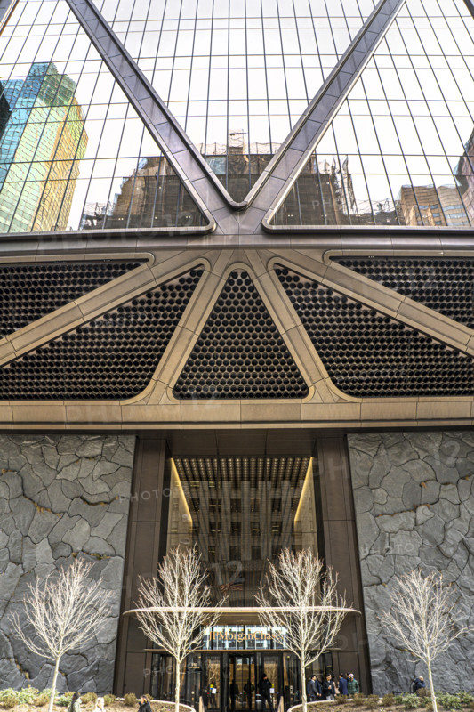 JPMorgan Chase office building, building exterior, Madison Avenue entrance, Manhattan, New York City, New York, USA