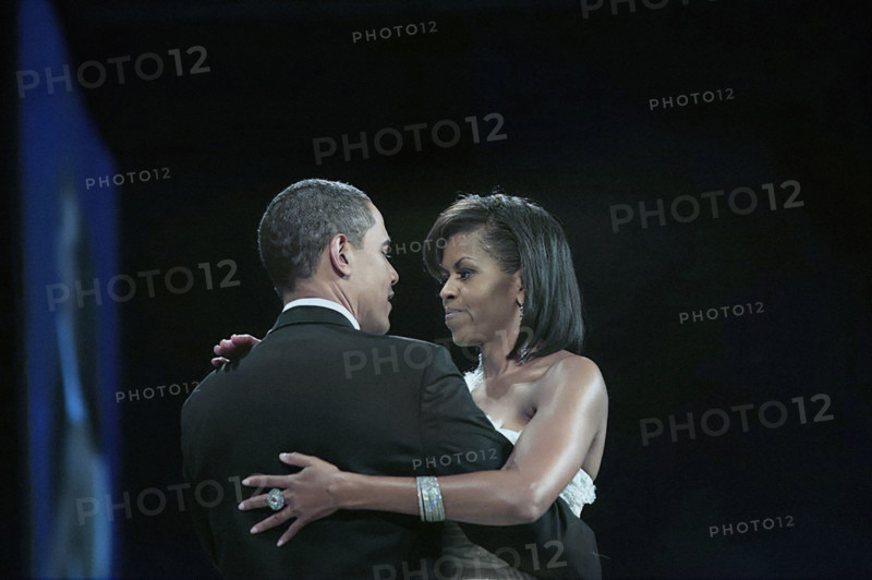U.S. President Barack Obama and U.S. First Lady Michelle Obama dancing at Home State Inaugural Ball, Walter E. Washington Convention Center, Washington, D.C., USA, Pete Souza, Office of White House Photography, January 20, 2009