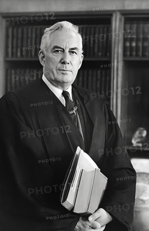 Judge Warren Earl Burger, Judge of the U.S. Court of Appeals for the District of Columbia Circuit, half-length portrait, Washington, D.C., USA, Marion S. Trikosko, U.S. News & World Report Magazine Photograph Collection, July 24, 1967