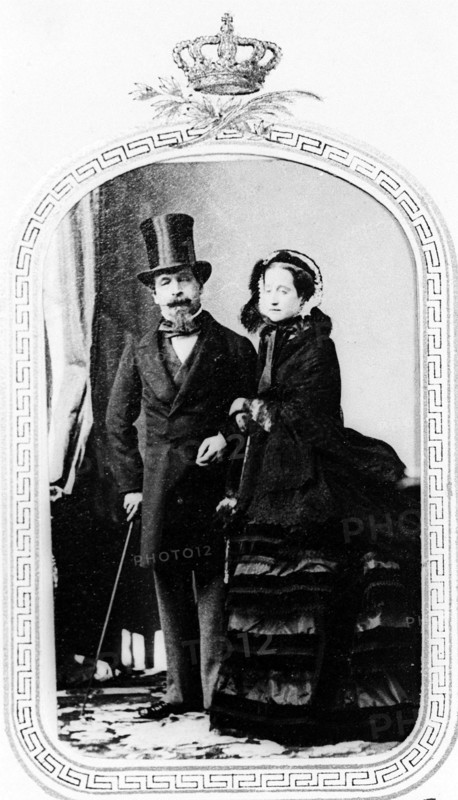 Napoleon III, Emperor of the French, and Empress Eugénie