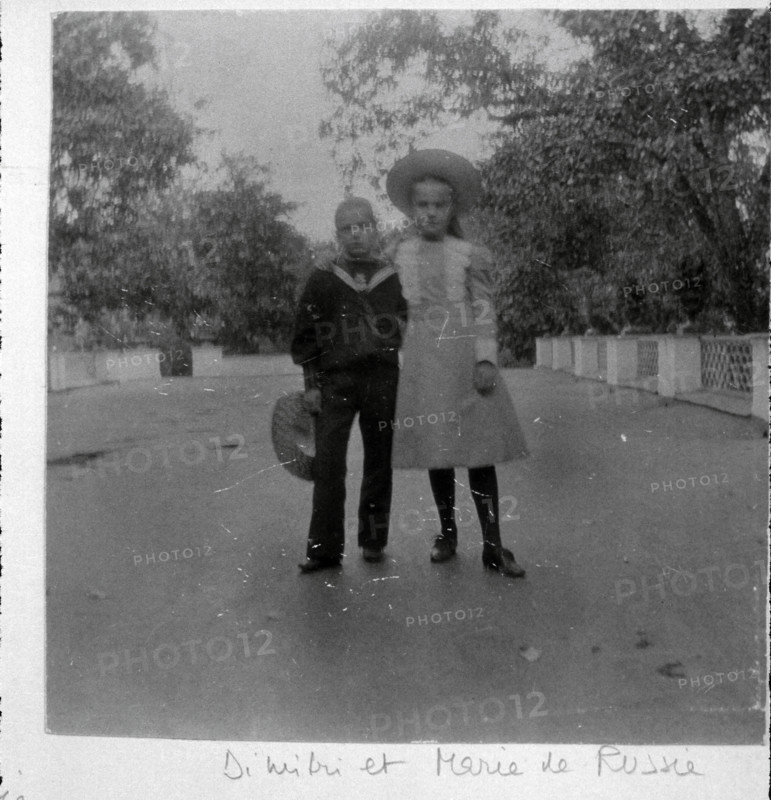 Dmitri and Maria of Russia, as children
