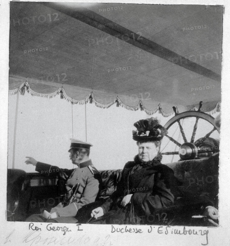 Le Roi Georges Ier et la Duchesse d'Edimbourg