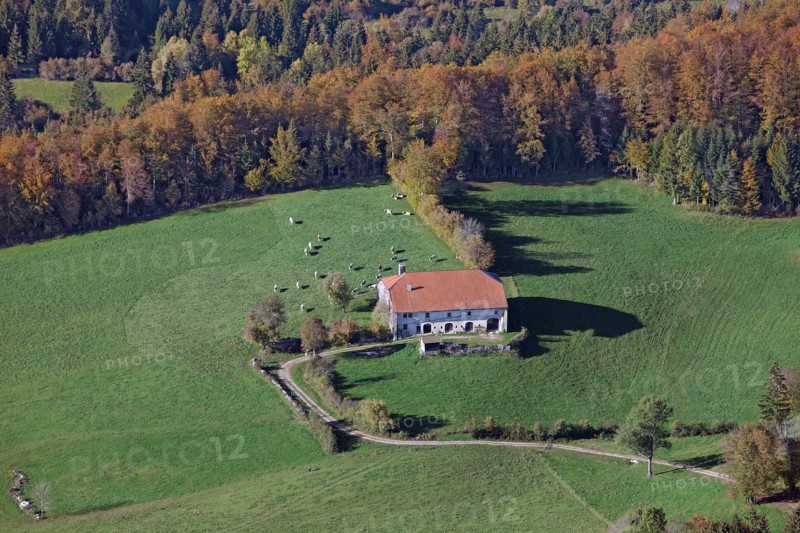 Isolated farm in the nature, Jura