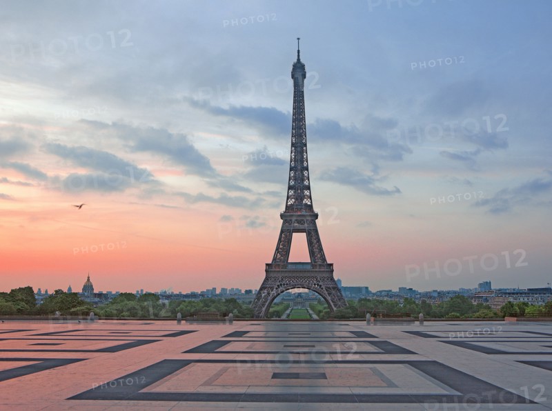 Eiffel Tower and Trocadero, Paris