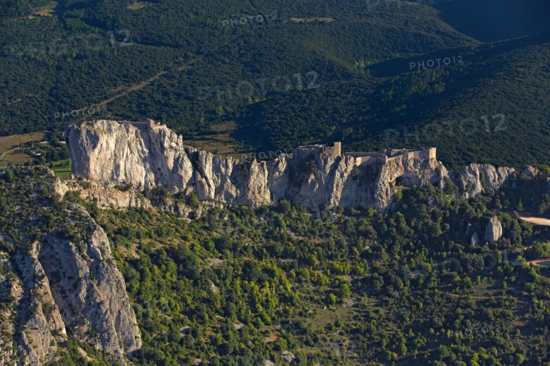 The castle of Peyrepertuse, Aude