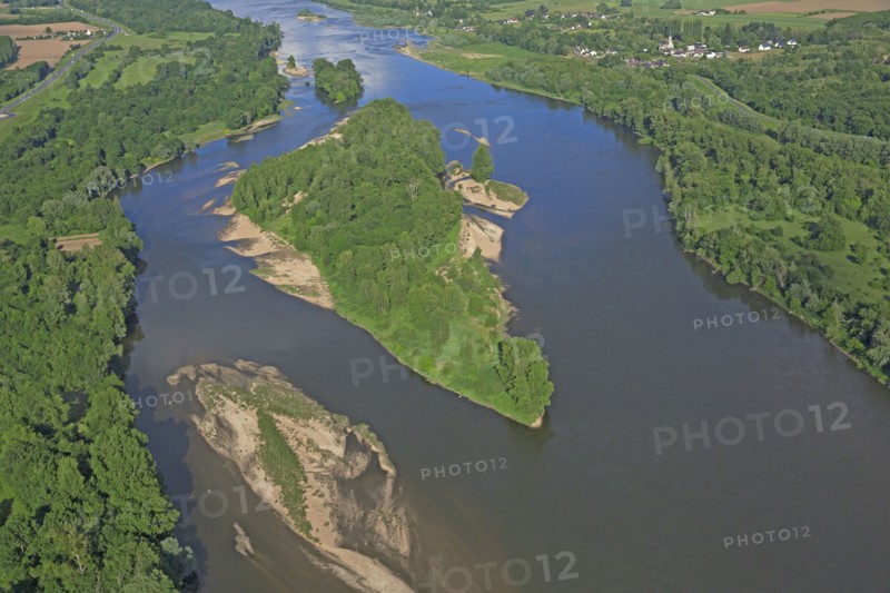 The Loire towards Langeais, Indre-et-Loire