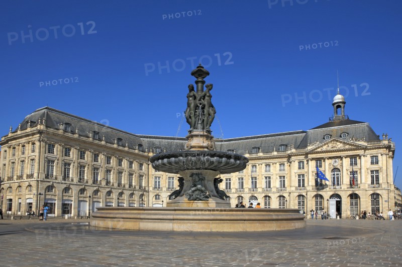 Bordeaux, Place de la Bourse, Gironde