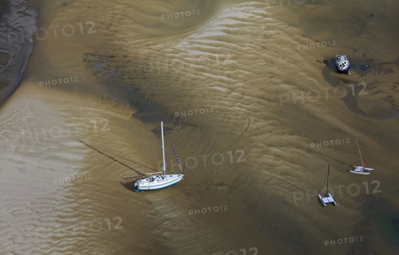 Estuaire ensablé dans la Manche