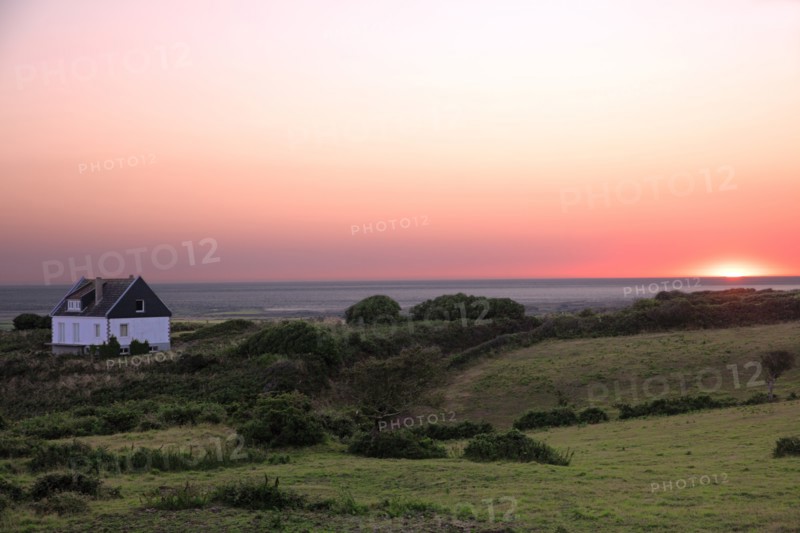 Lever de soleil sur la côte normande