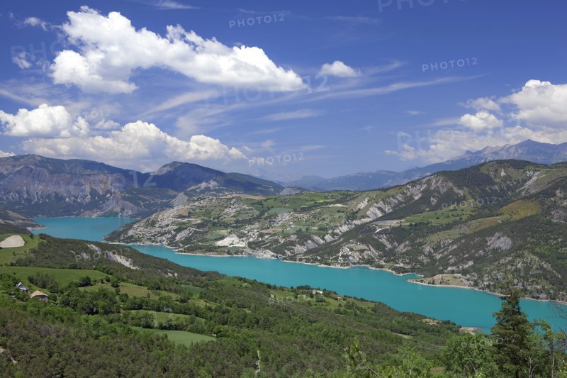 Lake of Serre-Ponçon, Hautes-Alpes