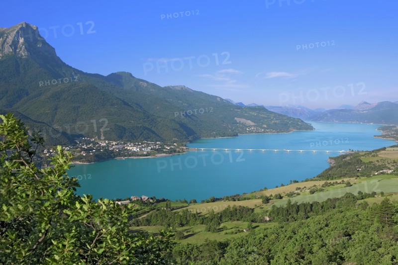 Savines-le-Lac and Lac de Serre-Ponçon, Hautes-Alpes