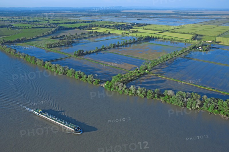 Salt marsh landscape, Bouches-du-Rhône
