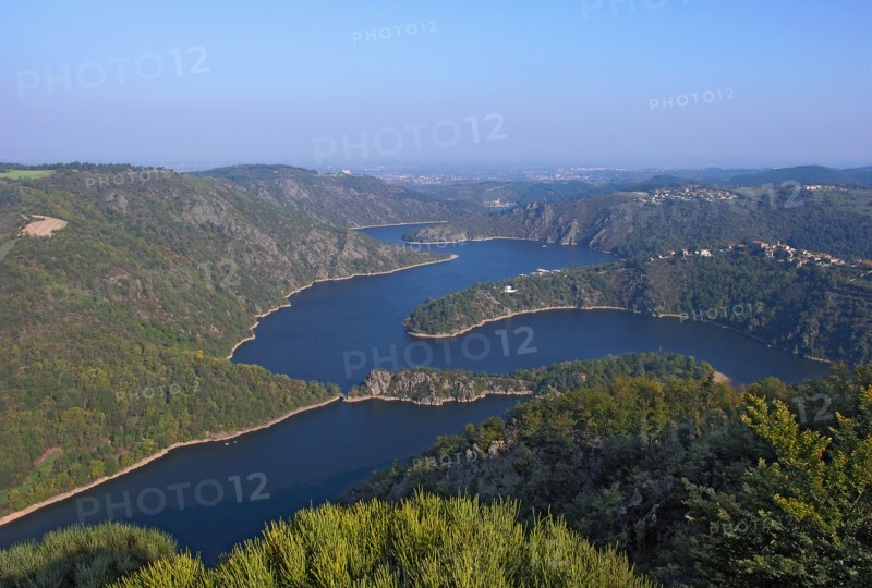 Landscape of the Loire Gorges, Loire