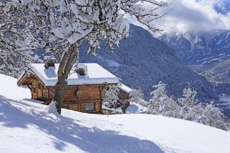 Winter landscape, Haute-Savoie