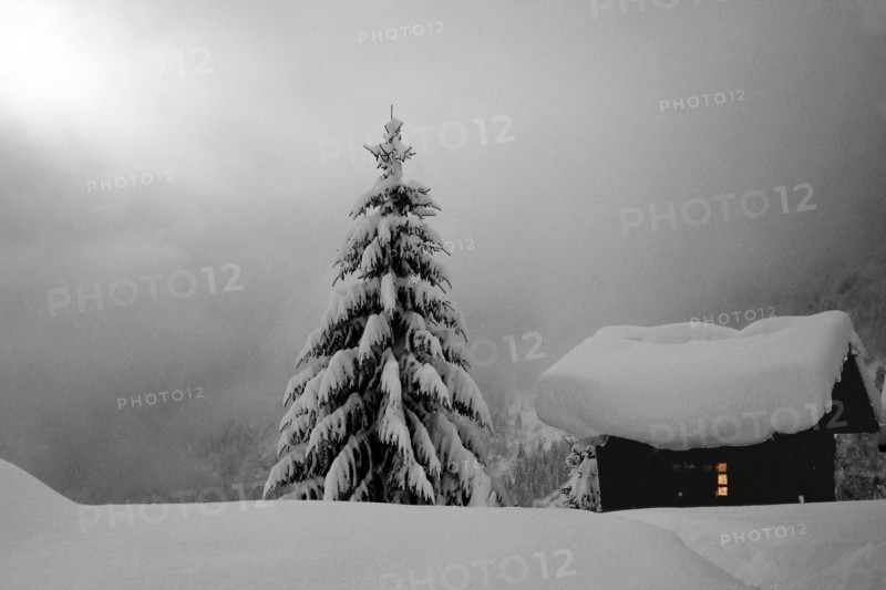 Winter landscape, Haute-Savoie