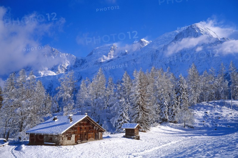 Paysage hivernal, Haute-Savoie