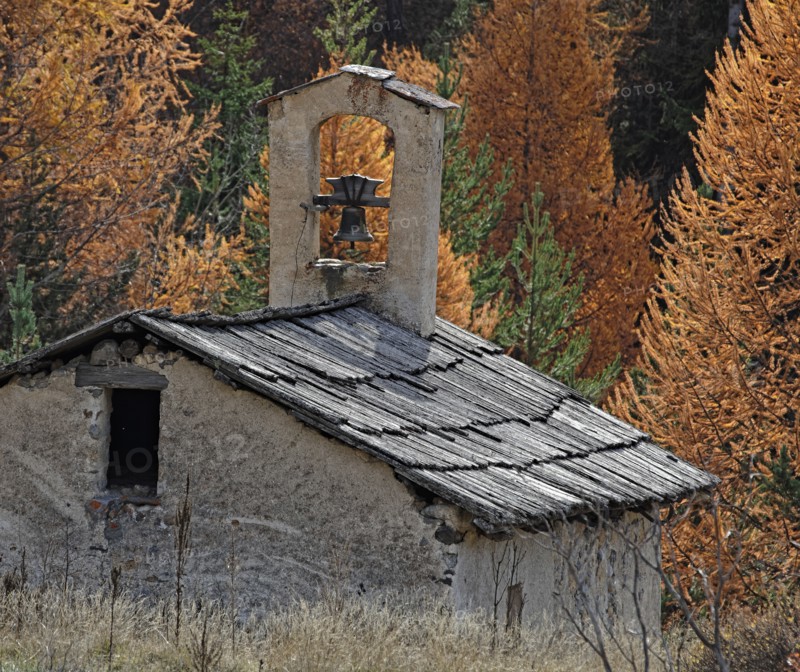 Névache en automne, Vallée de la Clarée, Hautes-Alpes
