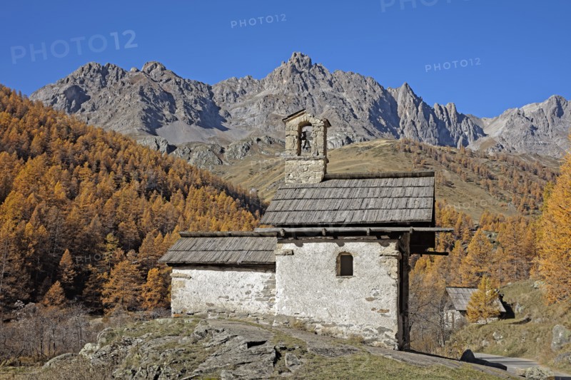 Névache, chapelle Sainte-Marie de Fontcouverte, Vallée de la Clarée, Hautes-Alpes