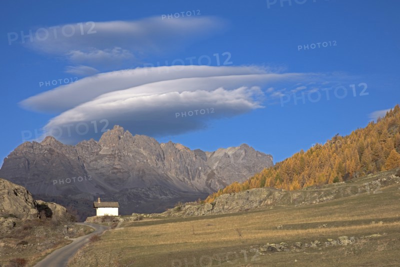 Névache, chapelle Sainte-Barbe, Vallée de la Clarée, Hautes-Alpes