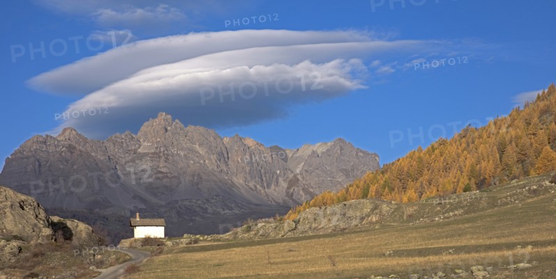 Névache, chapelle Sainte-Barbe, Vallée de la Clarée, Hautes-Alpes