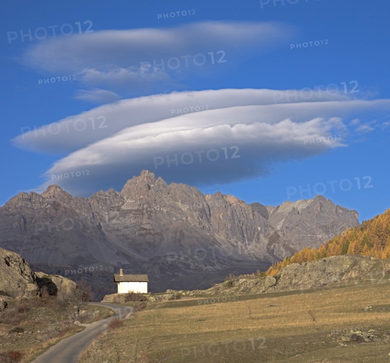 Névache, chapelle Sainte-Barbe, Vallée de la Clarée, Hautes-Alpes
