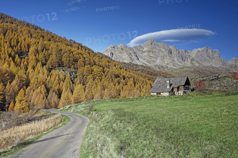 Névache en automne, Vallée de la Clarée, Hautes-Alpes