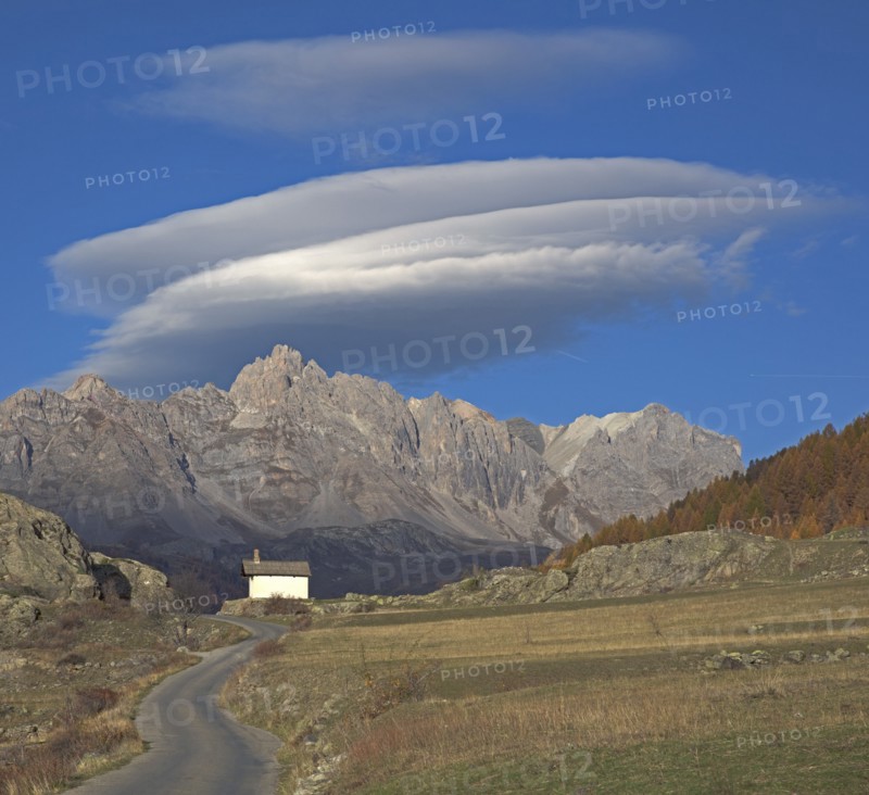 Névache, chapelle Sainte-Barbe, Vallée de la Clarée, Hautes-Alpes