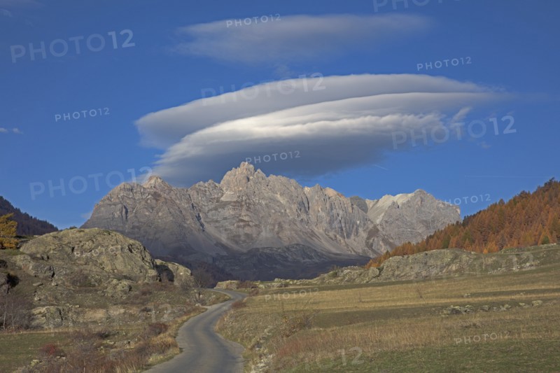 Névache en automne, Vallée de la Clarée, Hautes-Alpes