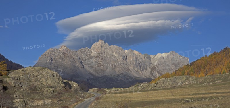 Névache en automne, Vallée de la Clarée, Hautes-Alpes