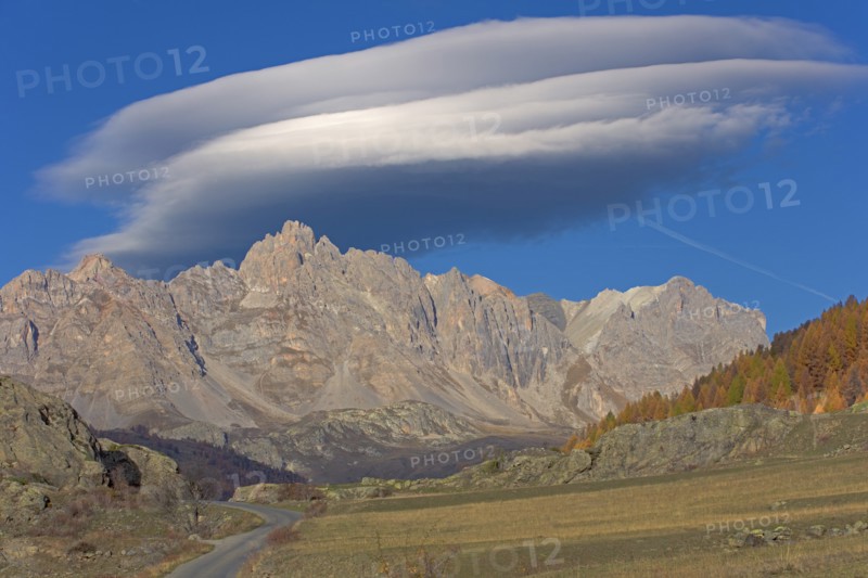 Névache en automne, Vallée de la Clarée, Hautes-Alpes